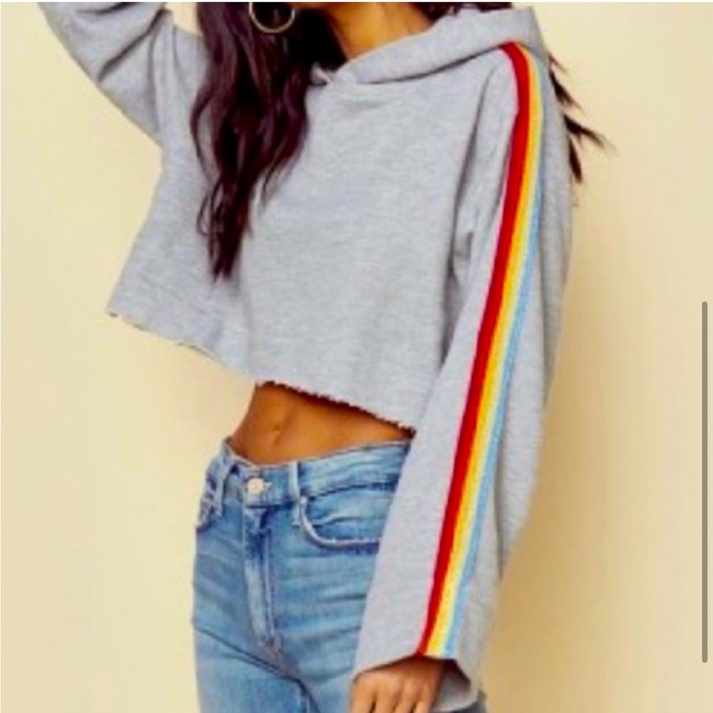 Spiritual Gangster We are One cropped hoodie